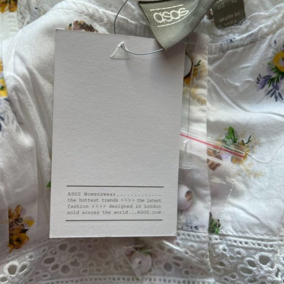 ASOS Design Sleeveless Lace Insert Midi Dress - Picture 9 of 10